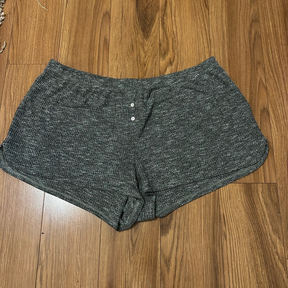 Heather gray super comfy pajama shorts